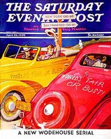 Saturday Evening Post cover with Midway USA sign Saturday Evening Post cover with Midway USA sign