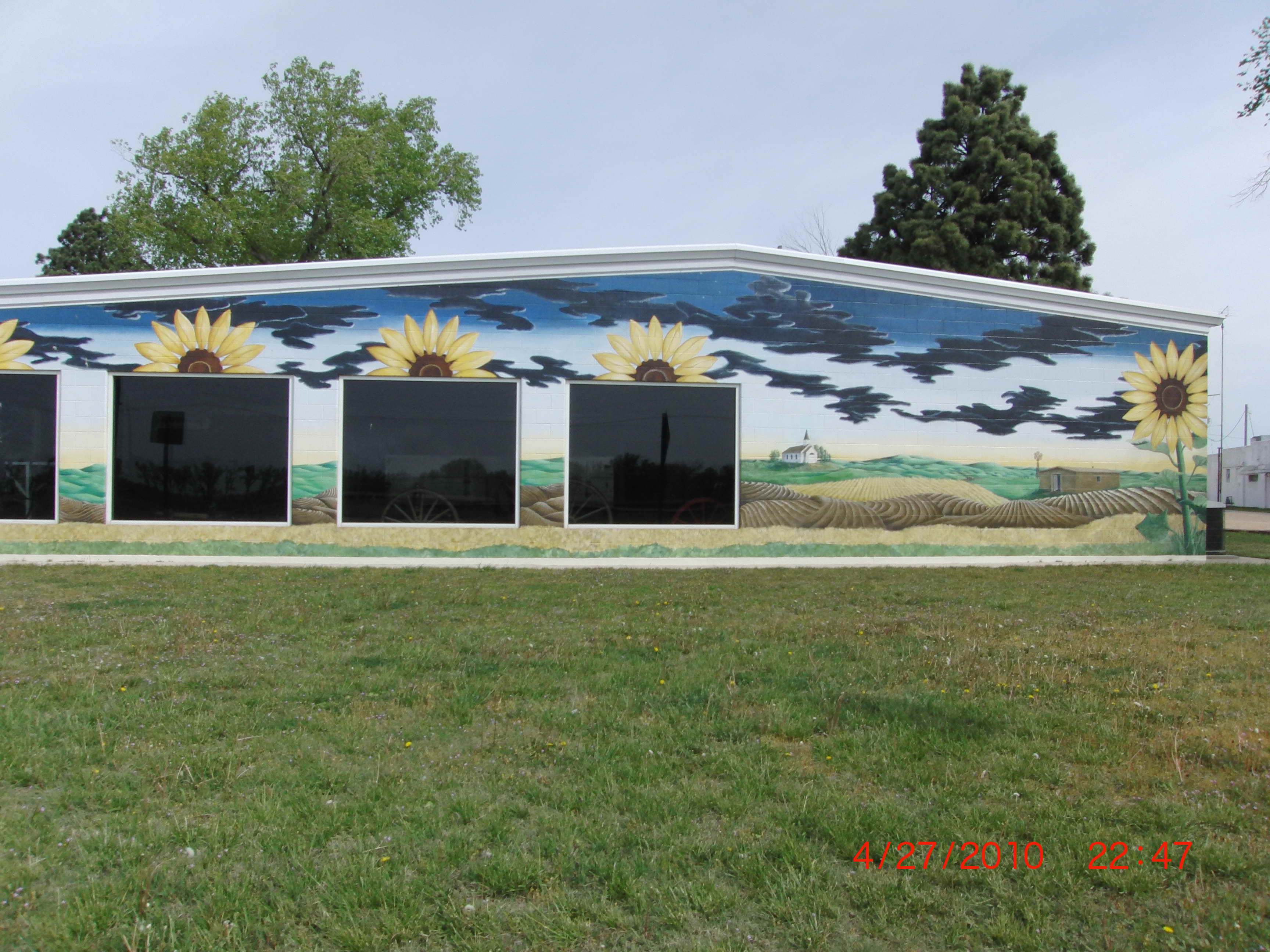 Edwards County Historical Society Sod House Museum Mural