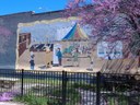 Carnival Mural on Downtown Building