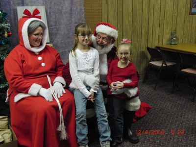Pictures with Santa at Christmas Fantasy