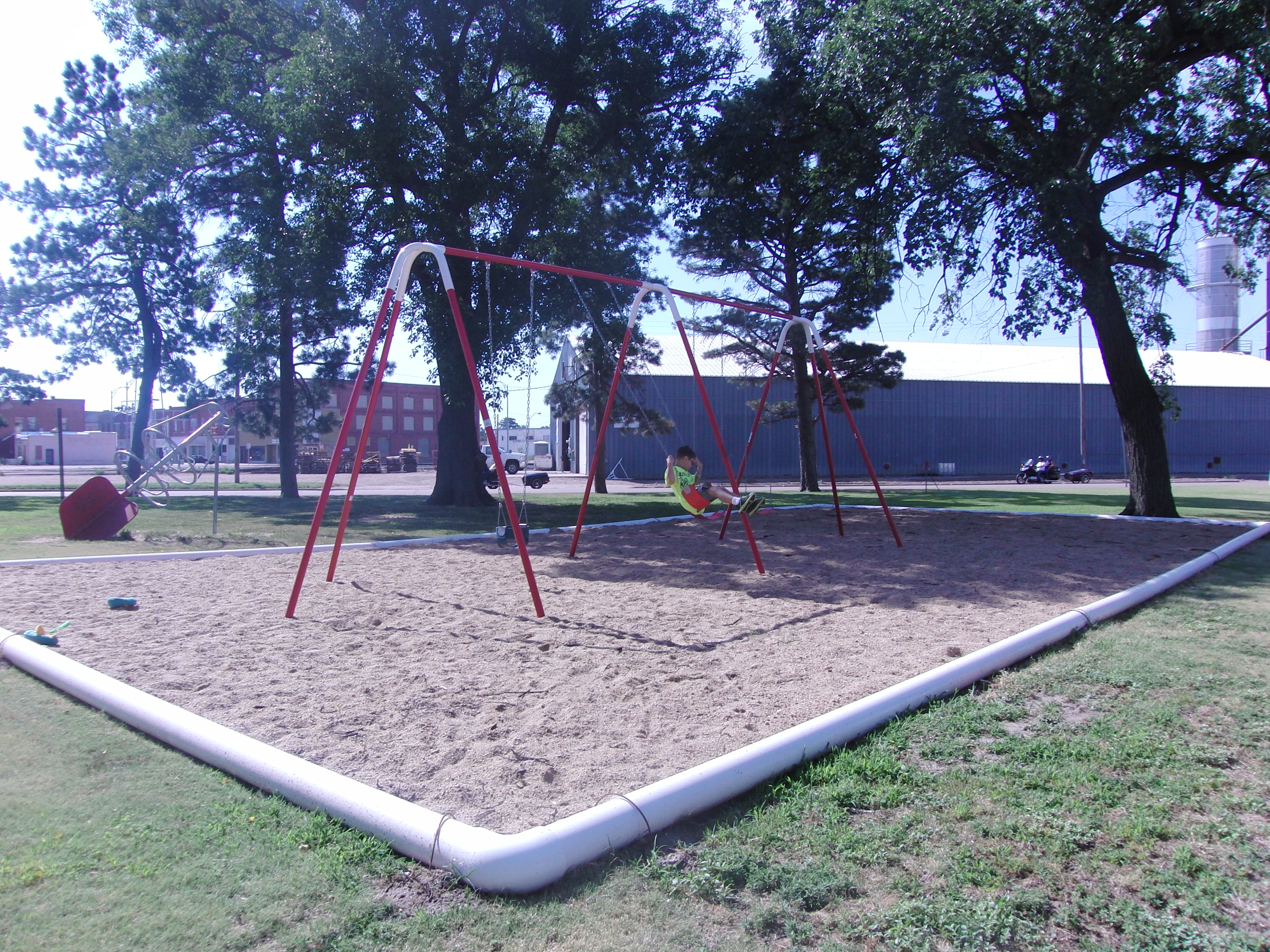 New swings at Baugher Park