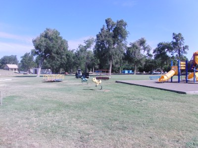 Playground equipment in South Park