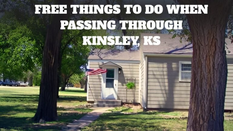 Free Things to Do When Passing Through Kinsley, KS